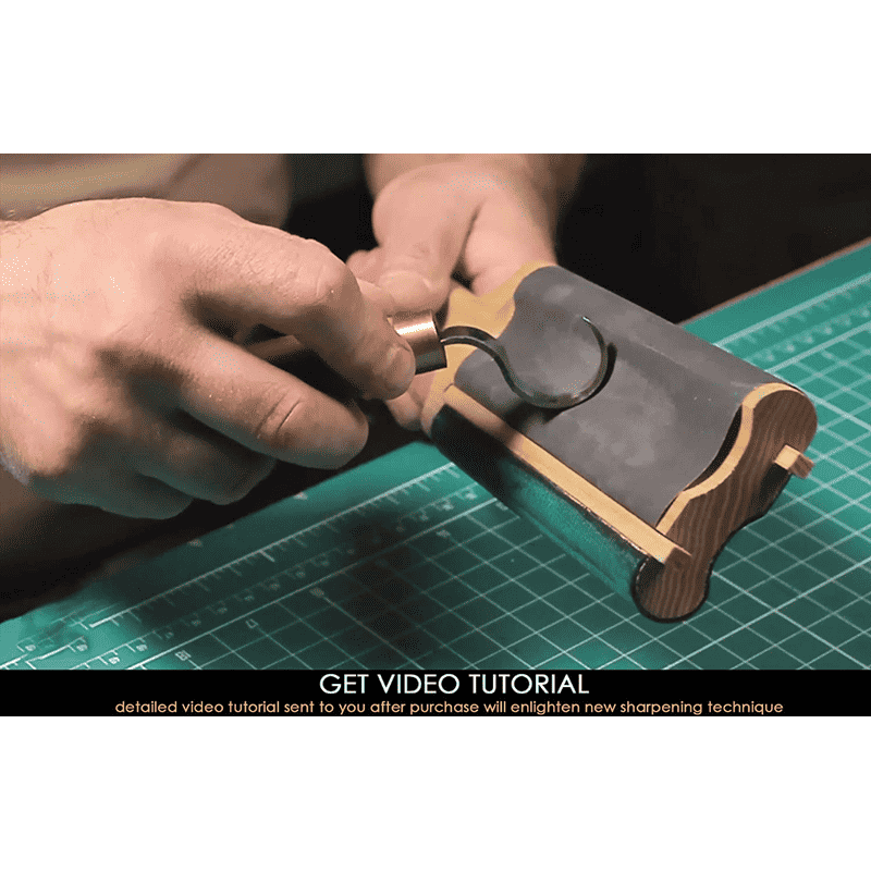 Casa si Gradina - Constructii - Scule electrice si accesorii - Accesorii polizare si slefuire - Set strop din piele si compus pentru ascutit cutite BeaverCraft LS5P1, 2 piese - Infinity.ro