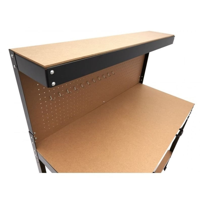 Casa si Gradina - Constructii - Scule electrice si accesorii - Scule multifunctionale si accesorii - Banc de lucru cu panou perforat si sertare Troy 90014, 100 Kg - Infinity.ro