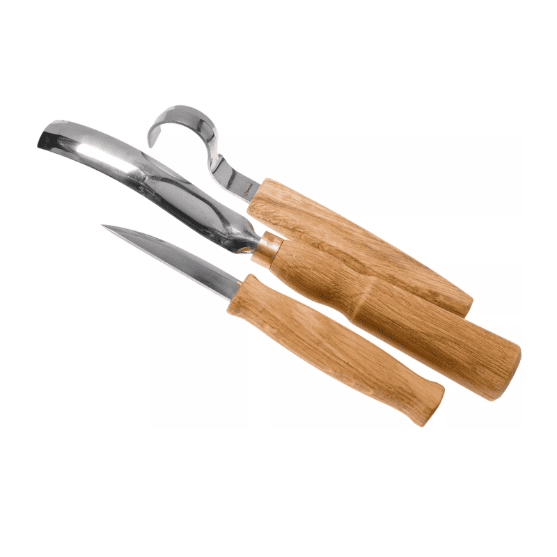 Sport si Outdoor - Camping - Cutite, bricege si accesorii - Cutite si bricege - Set de sculptura in lemn BeaverCraft S14, 3 piese - Infinity.ro