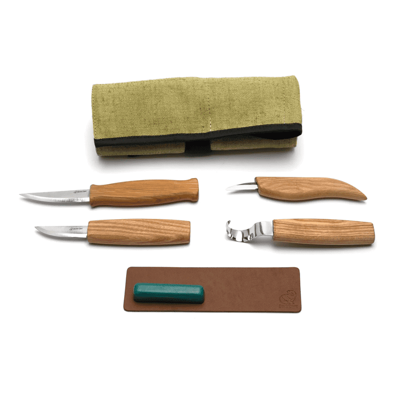 Sport si Outdoor - Camping - Cutite, bricege si accesorii - Cutite si bricege - Set de sculptura in lemn BeaverCraft S48, 6 piese - Infinity.ro