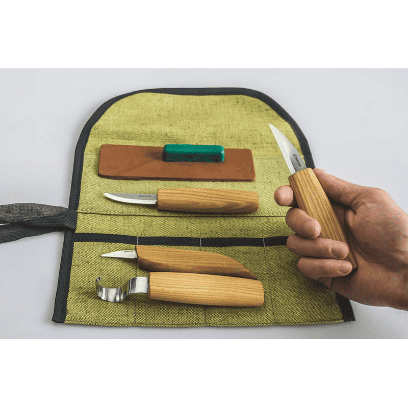 Sport si Outdoor - Camping - Cutite, bricege si accesorii - Cutite si bricege - Set de sculptura in lemn BeaverCraft S48, 6 piese - Infinity.ro