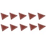 Casa si Gradina - Constructii - Scule electrice si accesorii - Accesorii polizare si slefuire - Set discuri abrazive triunghiulare pentru masinile de slefuit Scheppach 7903800606, granualtie 240, 10 bucati - Infinity.ro