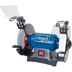 Casa si Gradina - Constructii - Scule electrice si accesorii - Polizoare - Polizor de banc dublu cu functie de polizare si slefuire SM200AL Scheppach 5903110901, 500 W, Ø200 mm - Infinity.ro