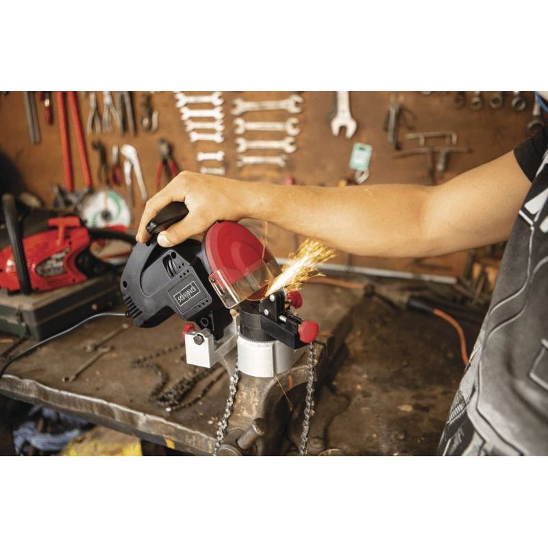 Casa si Gradina - Constructii - Scule de mana si unelte - Accesorii scule de mana - Masina electrica de ascutit lantul la drujba KS1200 Scheppach 5903602901, 180 W, 7500 rpm - Infinity.ro