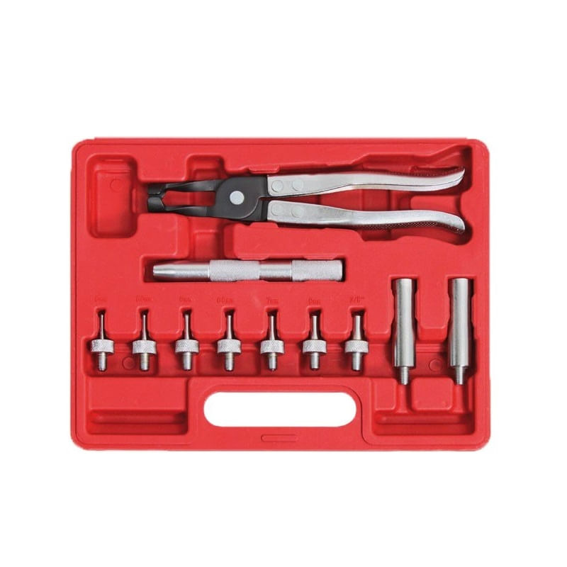 Casa si Gradina - Constructii - Scule de mana si unelte - Clesti si patenti - Trusa set clesti simering supape Dema 17988, 33 x 26 x 6 cm - Infinity.ro