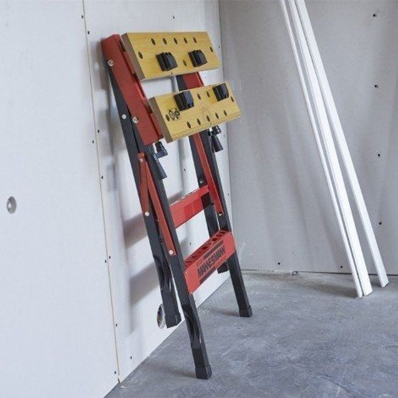 Casa si Gradina - Constructii - Scule electrice si accesorii - Scule multifunctionale si accesorii - Banc de lucru portabil Mannesmann 7000, 100 Kg, 600 x 360 mm - Infinity.ro