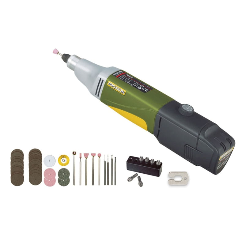 Casa si Gradina - Constructii - Scule electrice si accesorii - Accesorii polizare si slefuire - Masina pentru gaurit si frezat cu acumulator Li-IonMicromot IBS A Proxxon 29800, 10.8 V, 23000 rpm - Infinity.ro