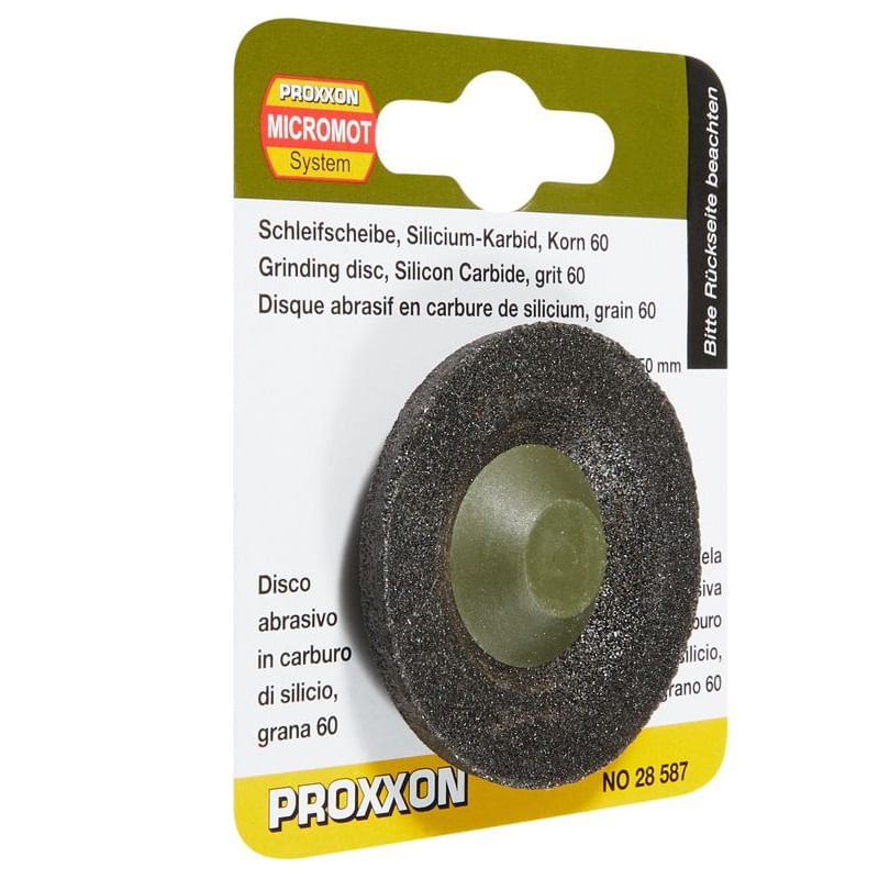 Casa si Gradina - Constructii - Scule electrice si accesorii - Accesorii polizare si slefuire - Disc din carbura de siliciu pentru LHWProxxon 28587, Ø50 mm, granulatie K60 - Infinity.ro