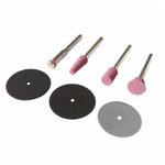 Casa si Gradina - Constructii - Scule electrice si accesorii - Accesorii polizare si slefuire - Set pietre si discuri de taiere si slefuire Mannesmann 92566, 7 piese - Infinity.ro