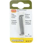 Casa si Gradina - Constructii - Scule electrice si accesorii - Accesorii polizare si slefuire - Set freze dinotel-wolfram-vanadiu in forma de discMicromot Proxxon 28727, Ø10 mm, 2 bucati - Infinity.ro