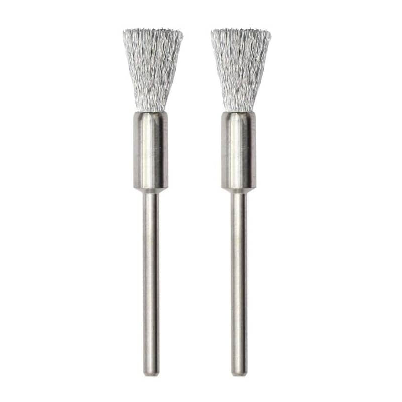 Casa si Gradina - Constructii - Scule electrice si accesorii - Accesorii polizare si slefuire - Set perii din otel inoxidabil, slefuire metal Proxxon 28955, Ø8 mm, 2 bucati - Infinity.ro