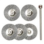 Casa si Gradina - Constructii - Scule electrice si accesorii - Accesorii polizare si slefuire - Set perii din otel, slefuire metal Proxxon 28952, Ø22 mm, 6 piese - Infinity.ro