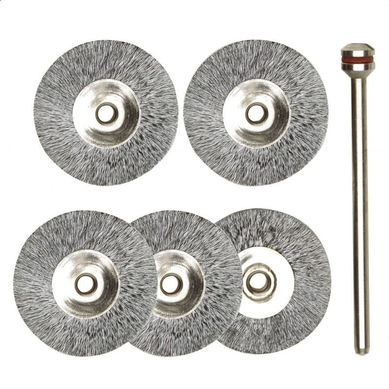 Casa si Gradina - Constructii - Scule electrice si accesorii - Accesorii polizare si slefuire - Set perii din otel, slefuire metal Proxxon 28952, Ø22 mm, 6 piese - Infinity.ro