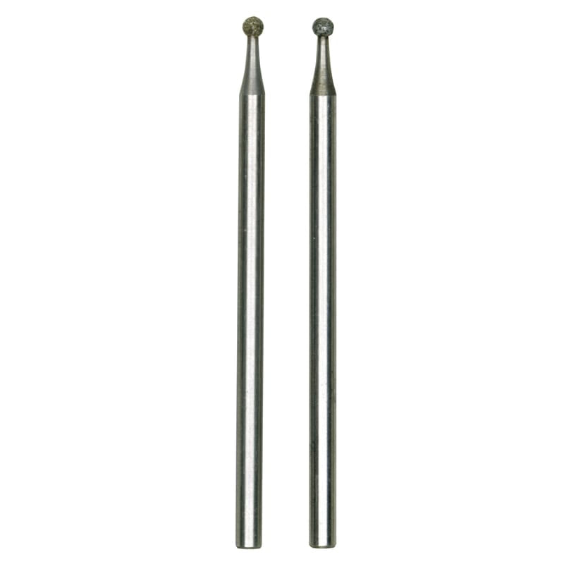 Casa si Gradina - Constructii - Scule electrice si accesorii - Accesorii polizare si slefuire - Set biaxuri diamantate de forma sferica Micromot Proxxon 28222, Ø1.8 mm, 2 bucati - Infinity.ro