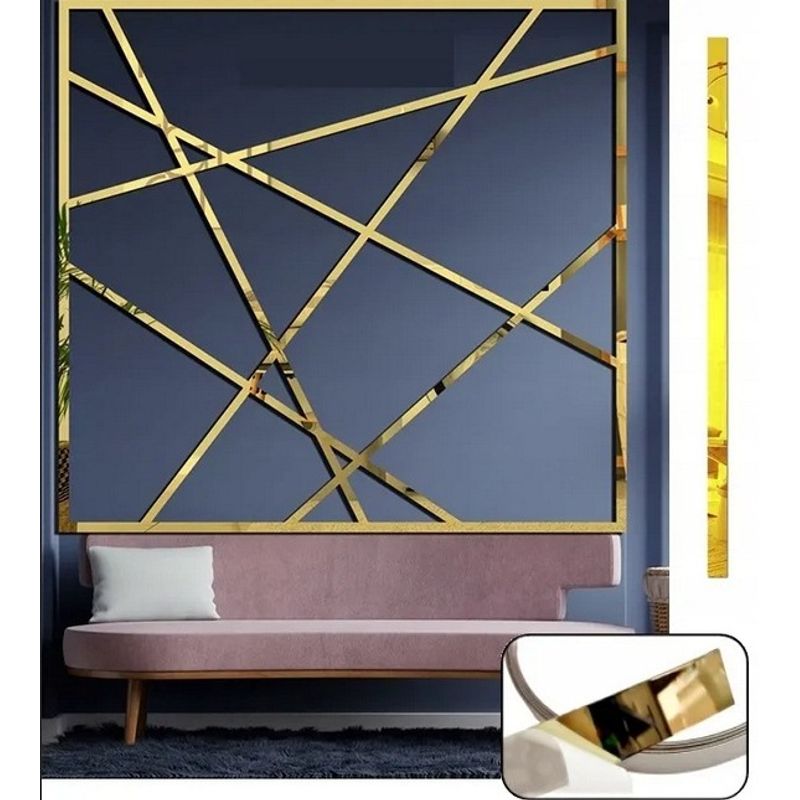 Casa si Gradina - Mobilier - Feronerie si accesorii mobila - Platbanda inox auriu lucios 270 x 15 x 0,06 cm - Infinity.ro
