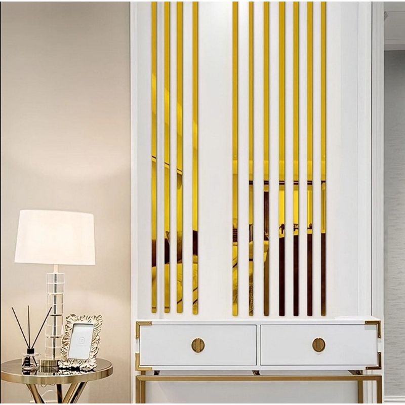 Casa si Gradina - Mobilier - Feronerie si accesorii mobila - Platbanda inox auriu lucios 270 x 10 x 0,06 cm - Infinity.ro