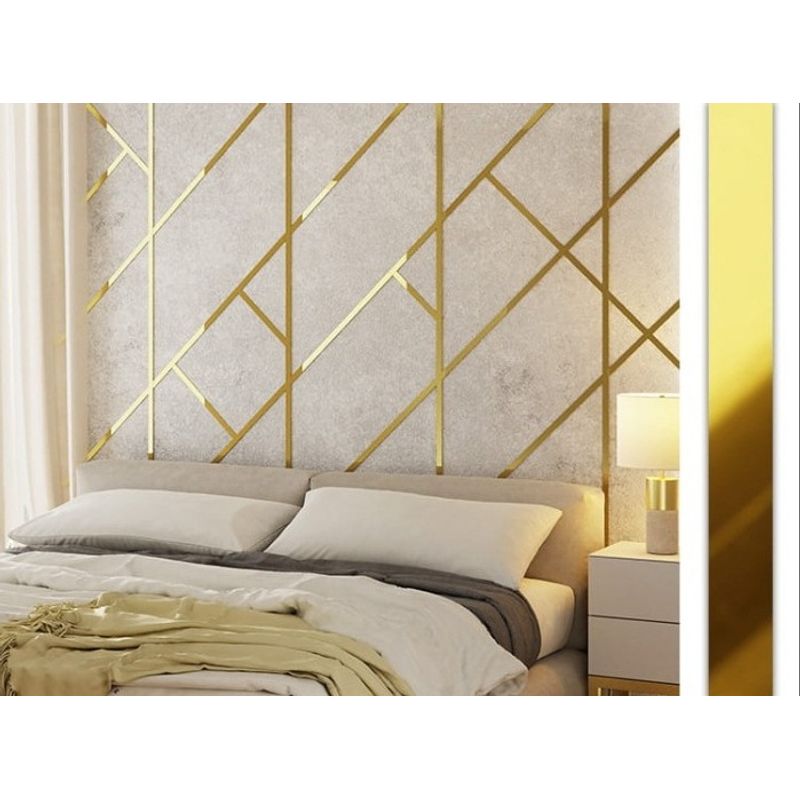 Casa si Gradina - Mobilier - Feronerie si accesorii mobila - Platbanda inox auriu lucios 270 x 10 x 0,06 cm - Infinity.ro