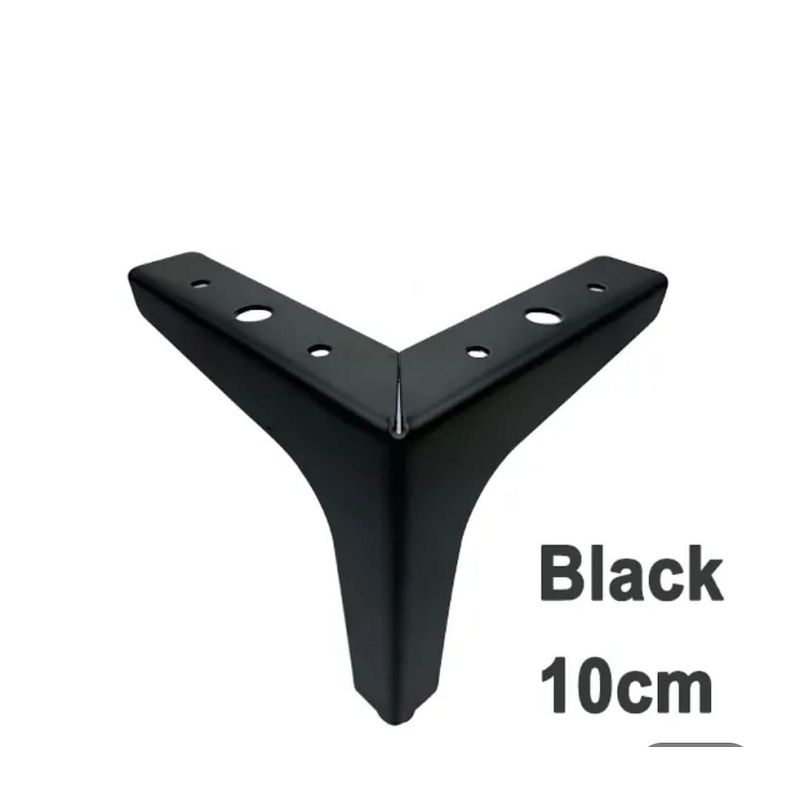 Casa si Gradina - Mobilier - Feronerie si accesorii mobila - Picior mobilier Taylor negru mat 100 mm - Infinity.ro