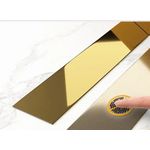 Casa si Gradina - Mobilier - Feronerie si accesorii mobila - Platbanda inox auriu lucios 270 x 6 x 0,06 cm - Infinity.ro