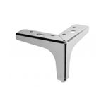 Casa si Gradina - Mobilier - Feronerie si accesorii mobila - Picior pentru mobilier Halil crom lucios cu inaltimea de 100 mm - Infinity.ro