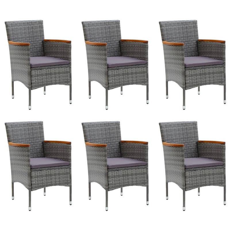 Casa si Gradina - Gradina si terasa - Mobilier exterior - Seturi mobila gradina - Set mobilier de gradina, 11 piese, gri și maro - Infinity.ro