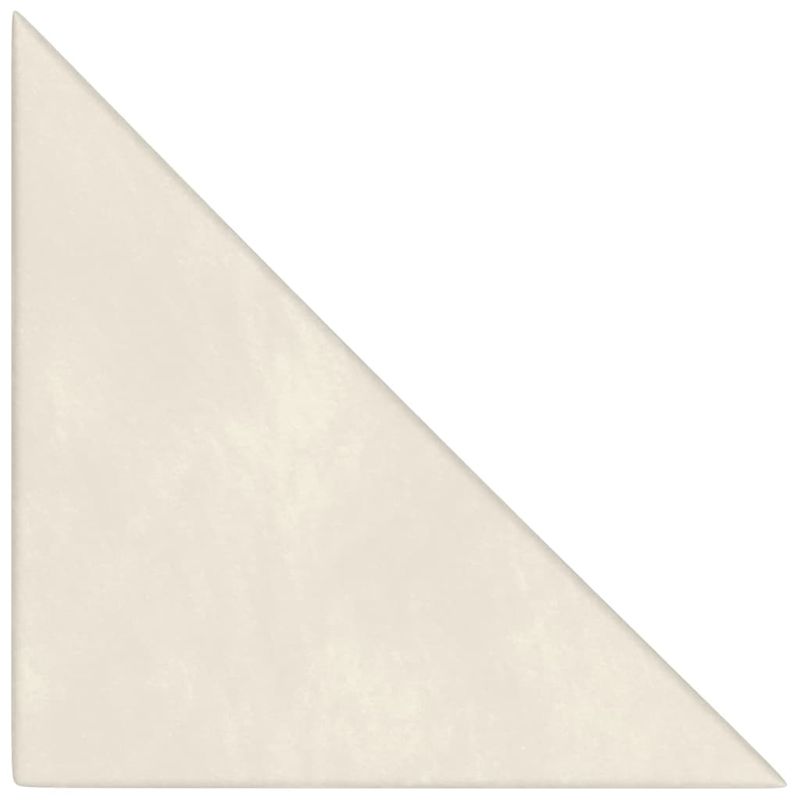 Casa si Gradina - Gradina si terasa - Garduri, panouri si accesorii - Panouri de perete 12 buc. crem, 30x30 cm catifea, 1,08 m² - Infinity.ro