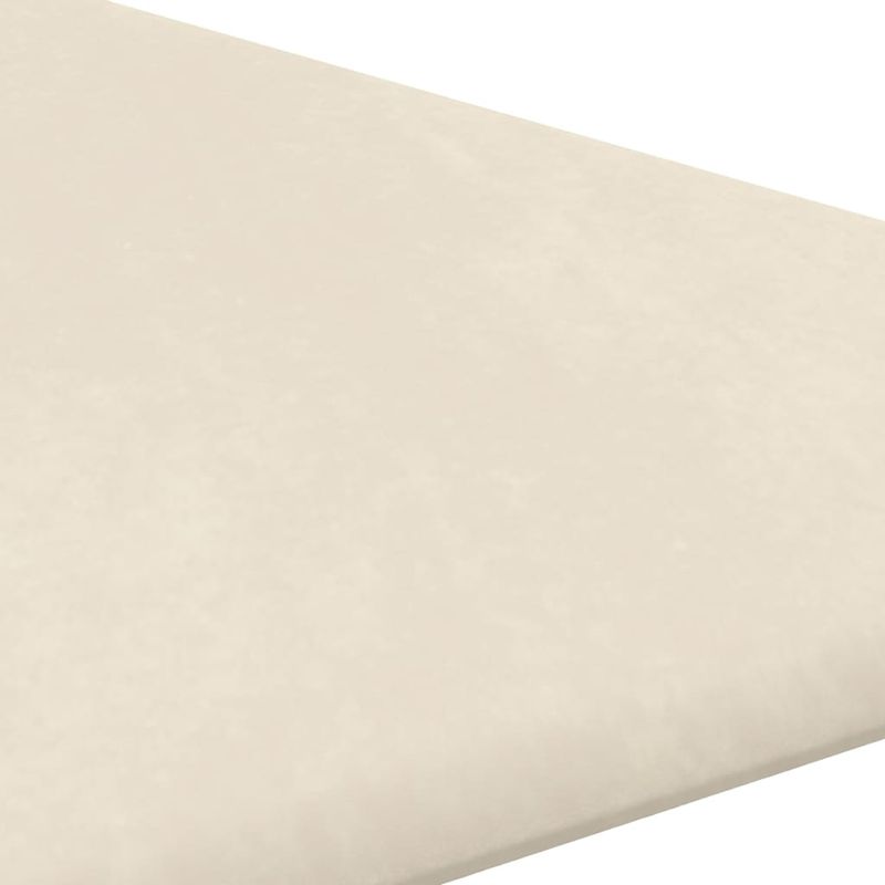Casa si Gradina - Gradina si terasa - Garduri, panouri si accesorii - Panouri de perete 12 buc. crem, 30x30 cm catifea, 1,08 m² - Infinity.ro