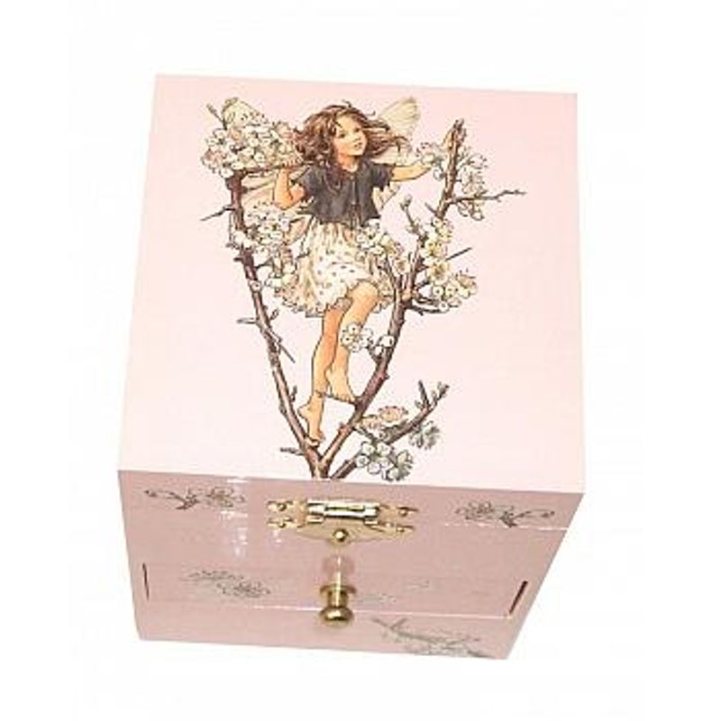 Jucarii, Copii si Bebe - Jucarii si jocuri - Jucarii de rol - Frumusete, bijuterii si accesorii fetite - Cutie muzicala Flori Cires - 3 sertare - Infinity.ro