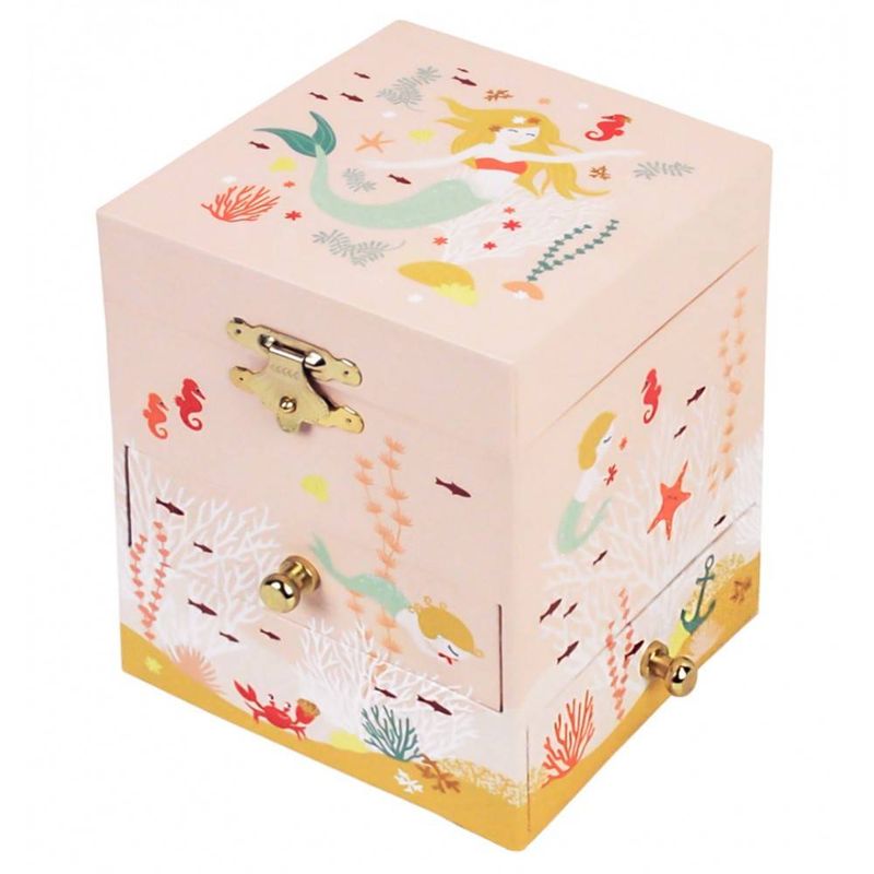 Jucarii, Copii si Bebe - Jucarii si jocuri - Jucarii de rol - Frumusete, bijuterii si accesorii fetite - Cutie Muzicala Sirena - 3 sertare - Infinity.ro