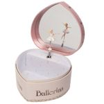 Jucarii, Copii si Bebe - Jucarii si jocuri - Jucarii de rol - Frumusete, bijuterii si accesorii fetite - Cutie muzicala inima Ballerina - Infinity.ro