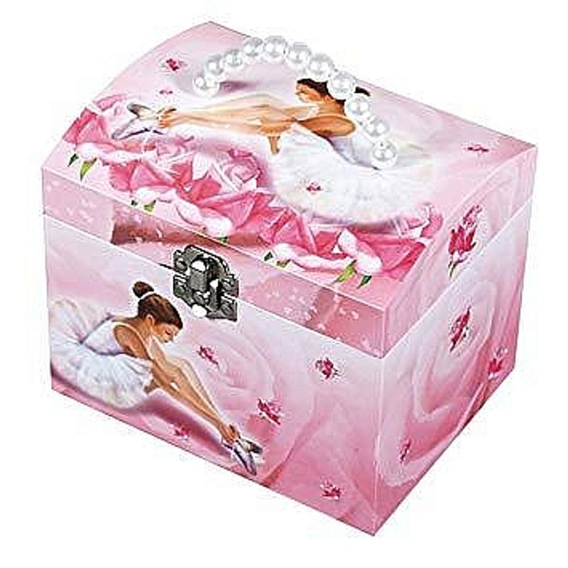 Jucarii, Copii si Bebe - Jucarii si jocuri - Jucarii de rol - Frumusete, bijuterii si accesorii fetite - Cutie muzicala cu perle - Balerina - Infinity.ro