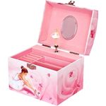 Jucarii, Copii si Bebe - Jucarii si jocuri - Jucarii de rol - Frumusete, bijuterii si accesorii fetite - Cutie muzicala cu perle - Balerina - Infinity.ro