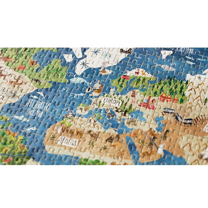 Jucarii, Copii si Bebe - Jucarii si jocuri - Jocuri si puzzle - Puzzle - Micro puzzle Londji-600 piese continente - Infinity.ro