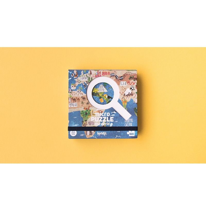 Jucarii, Copii si Bebe - Jucarii si jocuri - Jocuri si puzzle - Puzzle - Micro puzzle Londji-600 piese continente - Infinity.ro