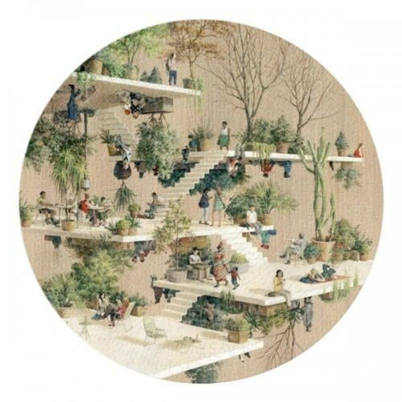 Jucarii, Copii si Bebe - Jucarii si jocuri - Jocuri si puzzle - Puzzle - Puzzle Circular Londji 500 piese - Infinity.ro