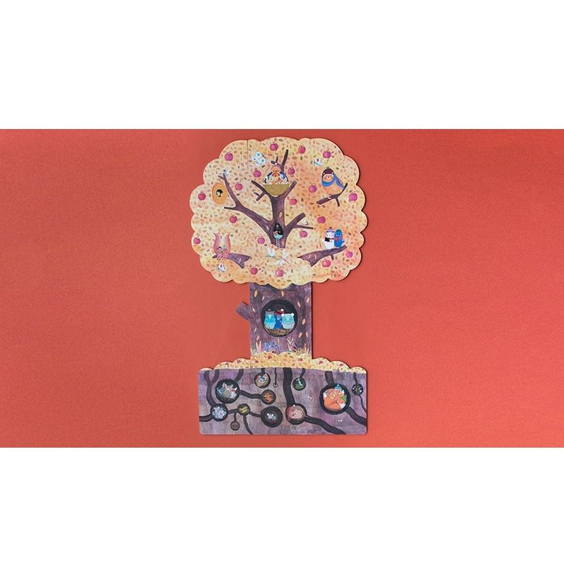 Jucarii, Copii si Bebe - Jucarii si jocuri - Jocuri si puzzle - Puzzle - Puzzle reversibil Londji, Un copac iubit - Infinity.ro