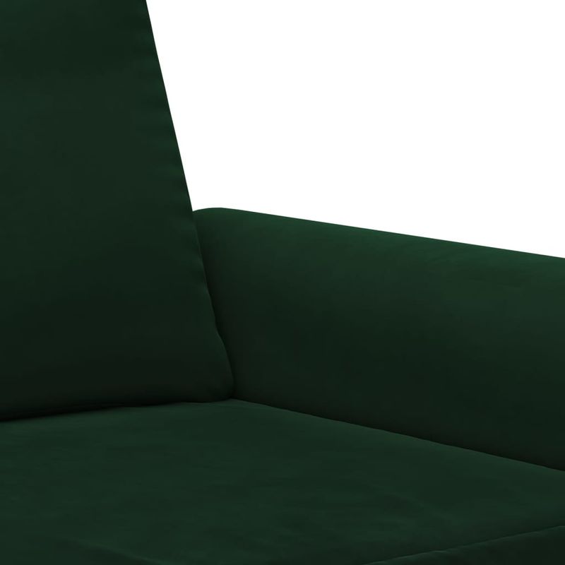 Casa si Gradina - Mobilier - Canapele si coltare - Canapele - Canapea cu 3 locuri, verde inchis, 180 cm, catifea - Infinity.ro