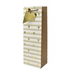 Market - Cadouri - Pungi cadou si accesorii - Punga bauturi Clairefontaine Stripe & Hearts - Infinity.ro