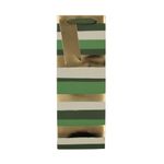 Market - Cadouri - Pungi cadou si accesorii - Punga bauturi Clairefontaine Green Stripe - Infinity.ro