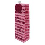 Market - Cadouri - Pungi cadou si accesorii - Punga bauturi Clairefontaine Pink Birthday - Infinity.ro