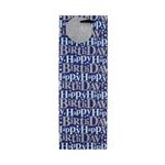 Market - Cadouri - Pungi cadou si accesorii - Punga bauturi Clairefontaine Blue Birthday - Infinity.ro