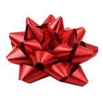 Market - Cadouri - Pungi cadou si accesorii - Set 10 stele autoadezive 12cm rosu metalizat - Infinity.ro