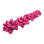 Market - Cadouri - Pungi cadou si accesorii - Set 10 stele autoadezive 12cm ciclam mat - Infinity.ro