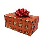 Market - Cadouri - Pungi cadou si accesorii - Set 10 stele autoadezive 12cm rosu metalizat - Infinity.ro