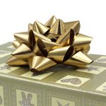 Market - Cadouri - Pungi cadou si accesorii - Set 10 stele autoadezive 12cm auriu metalizat - Infinity.ro