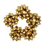 Market - Cadouri - Pungi cadou si accesorii - Set 10 stele autoadezive 12cm auriu metalizat - Infinity.ro