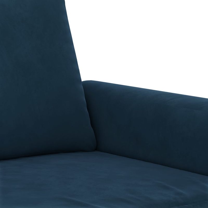 Casa si Gradina - Mobilier - Canapele si coltare - Canapele - Canapea cu 3 locuri, albastru, 180 cm, catifea - Infinity.ro