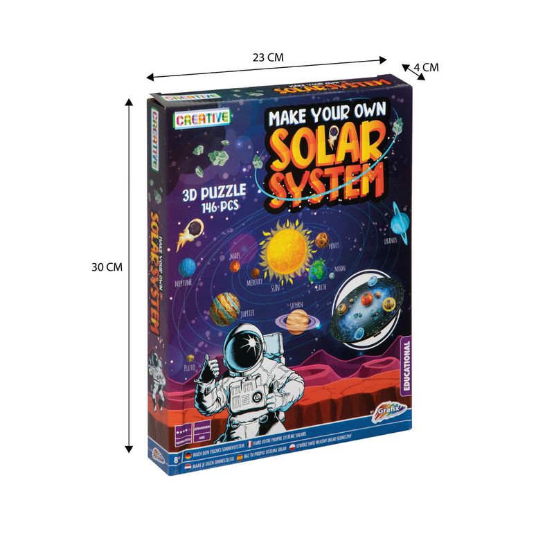 Jucarii, Copii si Bebe - Jucarii si jocuri - Jocuri si puzzle - Puzzle - Puzzle 3D - Sistemul solar (146 piese) - Infinity.ro