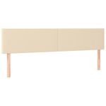 Casa si Gradina - Mobilier - Paturi si accesorii - Paturi - Pat continental cu saltea, crem, 180x200 cm, textil - Infinity.ro