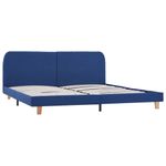 Casa si Gradina - Mobilier - Paturi si accesorii - Paturi - Cadru de pat, albastru, 160 x 200 cm, material textil - Infinity.ro